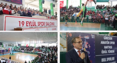 Giresun’da Amatör Spor Haftası ve Okul Sporları Açılış Seremonisi Coşkuyla Kutlandı