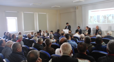 Giresun'da fındık üreticileri, kahverengi kokarca zararlısına karşı bilgilendiriliyor