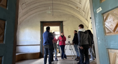 Giresun'da üniversite öğrencileri Şebinkarahisar'ın tarihi yapılarının rölövesini çıkardı