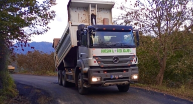 Giresun’un o ilçesinde ulaşım konforu artıyor