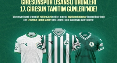 Giresunspor Lisanslı Ürünleri 17. Giresun Tanıtım Günleri'nde