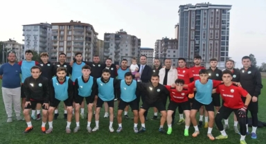 Görele Belediye Başkanı Dede, Görelespor'un İdmanına Katıldı