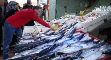Karadeniz'de fırtına dindi, balık tezgahları yeniden şenlendi