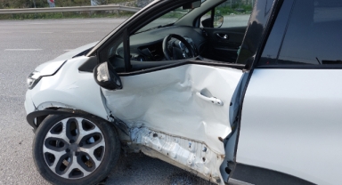 Samsun'da 2 aracın çarpışması sonucu bir kişi yaralandı