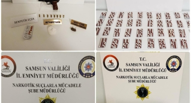 Samsun'da eş zamanlı uyuşturucu operasyonu: 14 gözaltı