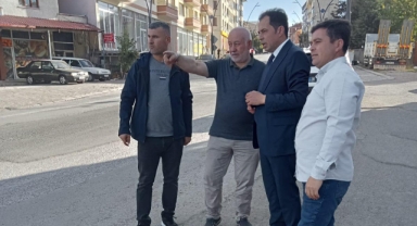 Şebinkarahisar’da Hastane Yol Ayrımı Kavşağı Projesi’ne yerinde inceleme