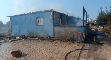 Amasya’da müstakil evde çıkan yangın söndürüldü