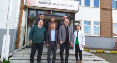 Bulancak İlçe Milli Eğitim Müdürü Bulut, öğrencilerle bir araya geldi