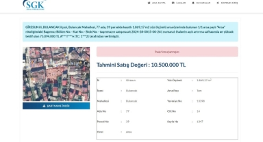 Bulancak'taki Eski Kadınlar Pazarı Yeri İhalesi Gerçekleşti: Arsa 75 Milyon 94 Bin Liraya Satıldı