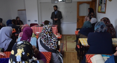 Espiye Müftüsü Gülbe, kursiyerlerle bir araya geldi