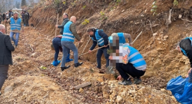 Giresun'da Denetimli Serbestlik Tedbiri Altındaki Yükümlüler, Adalet Ormanları İçin Fidan Dikti