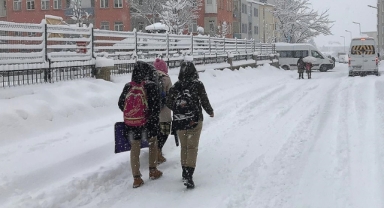Giresun'da eğitime kar engeli