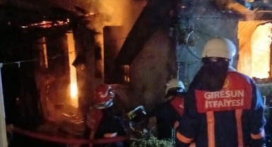 Giresun’da yangın büyük panik yaşattı!