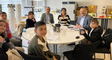 Giresun İl Millî Eğitim Müdürü Tosunoğlu öğretmen ve öğrencilerle buluştu: Projeleri yerinde inceledi