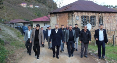 Giresun İl Özel İdaresi'nin Espiye'deki çalışmaları devam ediyor