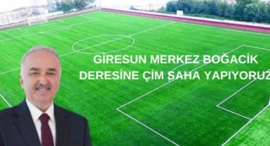 Giresun Milletvekili Ali Temür, Yeni Çim Saha Yatırımını Duyurdu