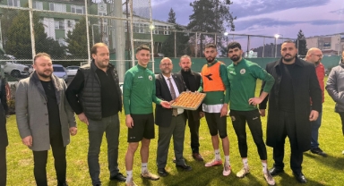MHP Giresun yönetiminden Giresunspor'a ziyaret