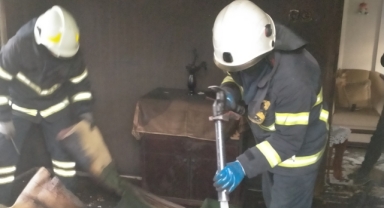 Ordu’da 2 katlı evde yangın
