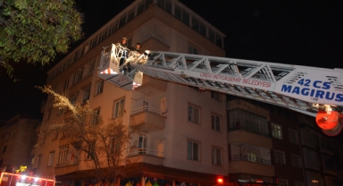 Ordu'da apartmanda çıkan yangında 1 kişi dumandan etkilendi