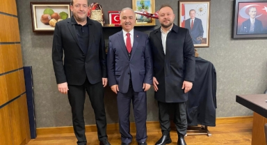 AK Parti Giresun Milletvekili Temür, Giresunspor Yöneticilerini TBMM'de Ağırladı