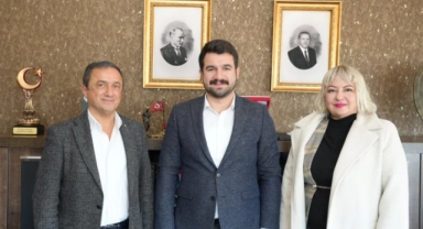 Başkan Ayyıldız, Giresun Üniversitesi Öğretim Üyesi ve Maraton Kulübü Başkanı'nı Makamında Ağırladı