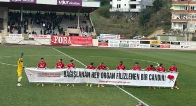 Bulancakspor- Ortahisarspor Maçında Organ Bağışı Farkındalığı