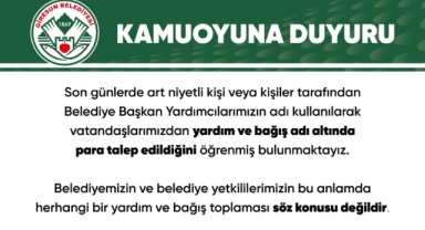 Giresun'da Belediye Başkan Yardımcılarının adıyla dolandırıcılık girişimi!