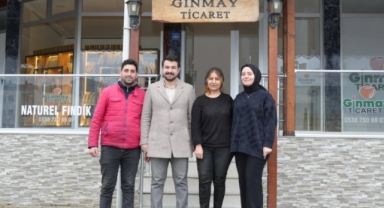 Giresun’da Kadın Girişimcilere Destek: Başkan Ayyıldız, Ginmay Ticaret’i Ziyaret Etti