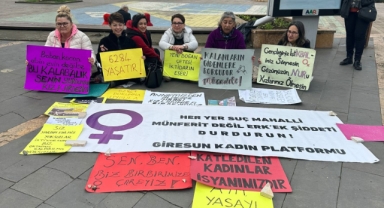 Giresun Kadın Platformu, 9. Yaşam Nöbeti’nde... Bakanlıklara Şiddetle Mücadele Soruları Soruldu
