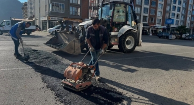 Giresun’un O İlçesinde Altyapı ve Üstyapı Çalışmaları Sürüyor