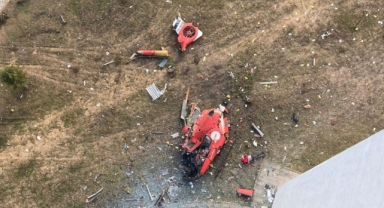Muğla'da helikopter hastaneye çarptı!