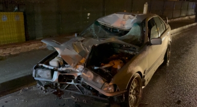 Otomobilin çarpmasıyla savrulan yaya hayatını kaybetti