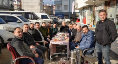 Piraziz Belediye Başkanı Ayyıldız, esnafın taleplerini dinledi