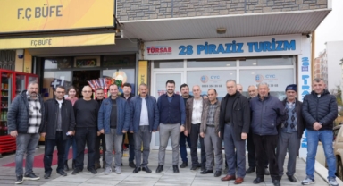 Piraziz Belediye Başkanı Ayyıldız, Servis Taşımacılığı Yapan Şoför Esnafıyla Kahvaltıda Buluştu