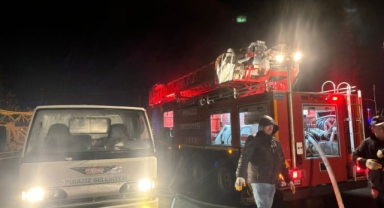 Piraziz'de korkutan yangın