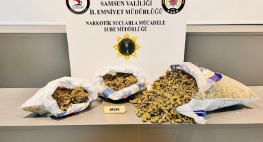 Samsun’da 5 kilo 700 gram skunkla yakalanan 2 kişi tutuklandı