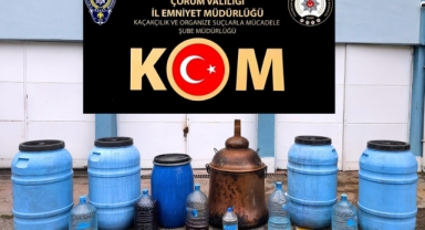 Yüzlerce litre fermente alkol ele geçirildi: 1 gözaltı