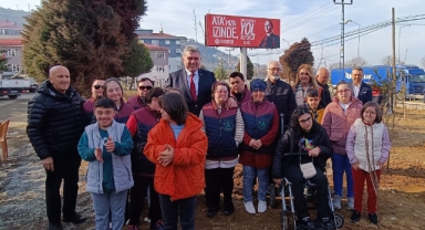 Bulancak’ta down sendromlu çocuklar için farkındalık bahçesi açıldı