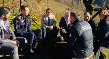Espiye Kaymakamı Kavanoz, Şehit Ailesini Ziyaret Ederek Başsağlığı Diledi