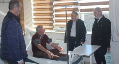 Espiye Müftülüğünden hastalara kandil ziyareti