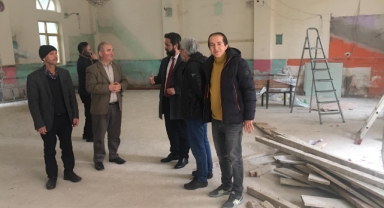 Espiye Yeni Cami’de Bakım ve Onarım Çalışmaları Sürüyor