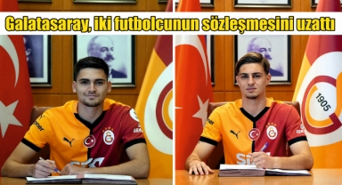 Galatasaray, iki futbolcunun sözleşmesini uzattı