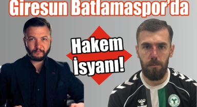 Giresun Batlamaspor’da Hakem İsyanı!