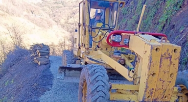 Giresun'da Köy Yollarında Ulaşım Konforu Artıyor