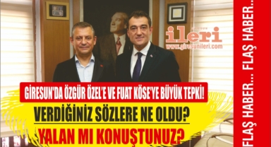 Giresun’da Özgür Özel’e ve Fuat Köse’ye Büyük Tepki: Verdiğiniz Sözlere Ne Oldu? Yalan mı konuştunuz?