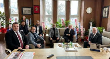 Giresun Milletvekili Temür’den, Kültür ve Turizm Müdürü Kılavuz’a Hayırlı Olsun Ziyareti