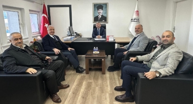 Giresun Milletvekili Temür ve AK Parti Heyetinden, Müdür Tozlu'ya Ziyaret