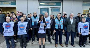 Giresun PTT Çalışanlarından Rize'deki Saldırıya Protesto
