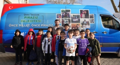 Giresun’un O İlçesinde Öğrencilere Futbol Kursları İçin Servis Hizmeti