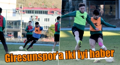 Giresunspor’a iki iyi haber